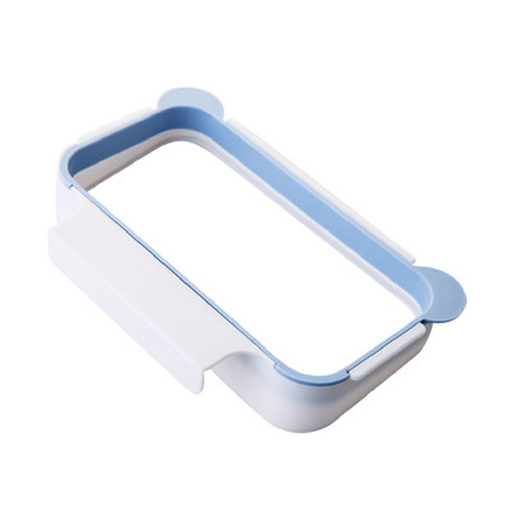 Blue - ISHOWTIENDA 1PC New 18.5*12*3.5cm Hanging Kitchen Cabinet Door Trash Rack Style Storage Garbage Bags Drop Shipping Wholesale New