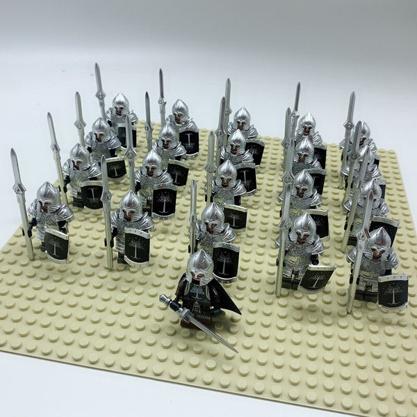 XP104 XP110 20PCS - 21Pcs  The Lord Of The Rings Legoingly Uruk-hai Action figures Gift For Children  Building Blocks Bricks Education Toy Model