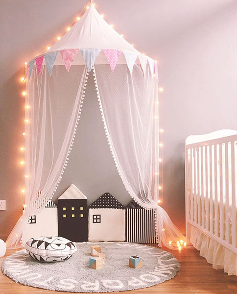 [variant_title] - Kid  Toy Tents Teepee Child  Play Tent  Portable Crib Tent Baby Play House Decoration Birthday Gifts Props for Photography ZP040