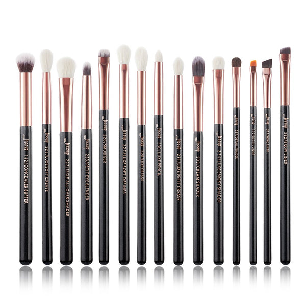 [variant_title] - Jessup Rose Gold / Black Makeup brushes set Beauty Foundation Powder Eyeshadow Make up Brush 6pcs/8pcs/10pcs/15pcs/20pcs/25pcs