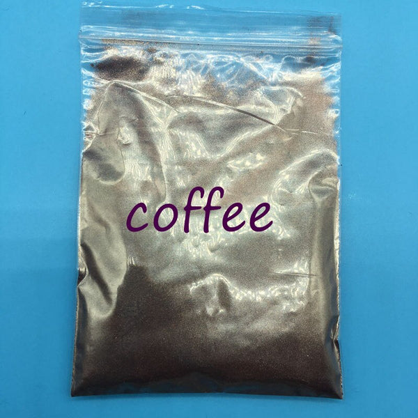coffee - 20g Colorful Pearl Powder for make up,many colors mica powder for nail glitter,Pearlescent Powder Cosmetic pigment