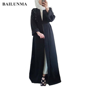 [variant_title] - Fashion Abaya saudi arabia abaya for women muslim dresses with belt hijab dress robe musulmane longue baju muslim wanita