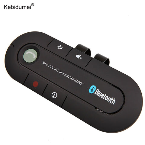 Default Title - Kebidumei New Bluetooth 4.1 Multipoint Speakerphone Bass Stereo AUX Car Kit Speaker Handsfree Music Receiver Player