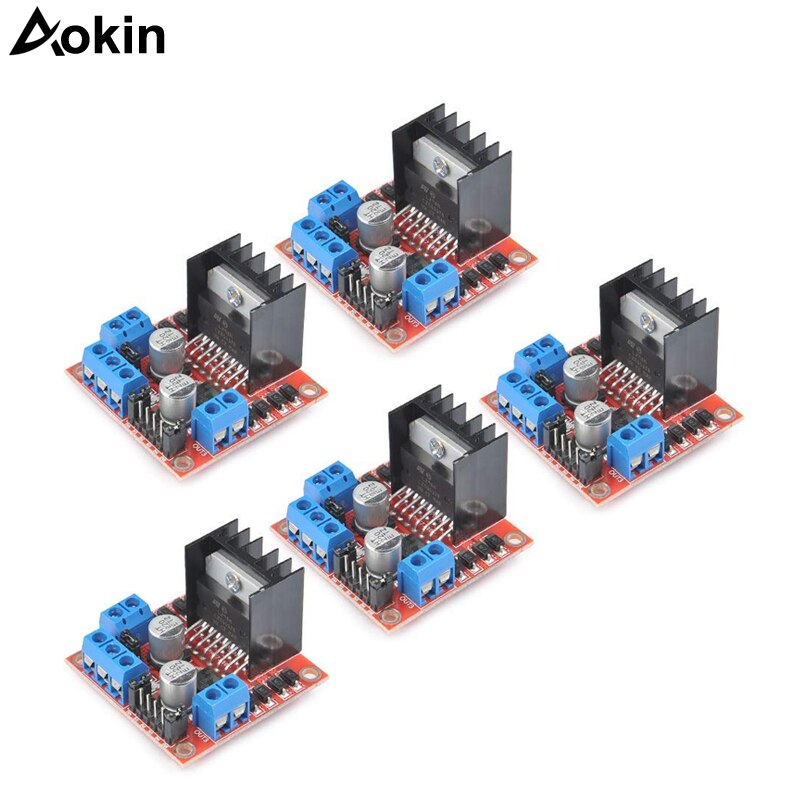 [variant_title] - 5pcs/lot L298N Stepper Motor Driver Controller Board Dual H Bridge Module for Arduino Electric Projects