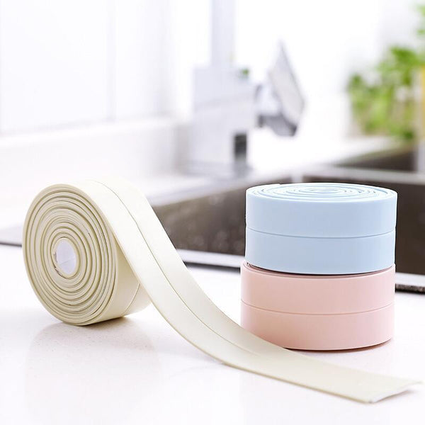 [variant_title] - DIY Kitchen bathroom waterproof mildew tape corner line corner seam moisture proof mold protection Right angle Self-adhesive PVC