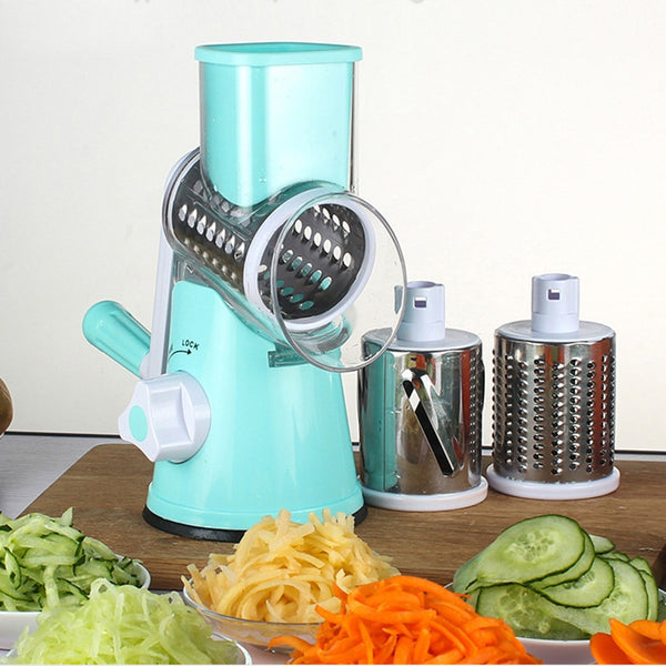 [variant_title] - Multifunctional Hand-operated Vegetable Potato Julienne Carrot Shredder Slicer Kitchen Roller Vegetable Cutter Food Processor