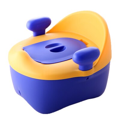 Orange - Comfortable Toddler Toilet Seat Baby Potty Children Training Basin Colorful Baby Toilet