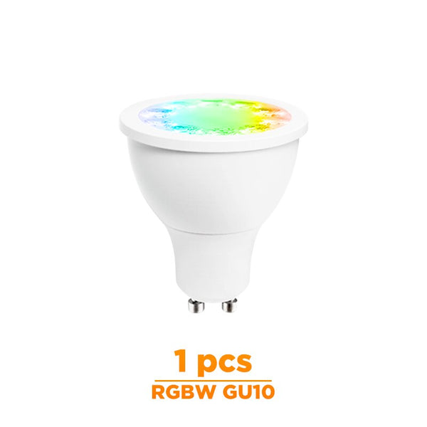 [variant_title] - ZIGBEE rgbw gu10 spot light , rgbw rgb cct gu10 spotlight zigbee zll 5W AC100-240V led APP controller work with Amazon echo plus