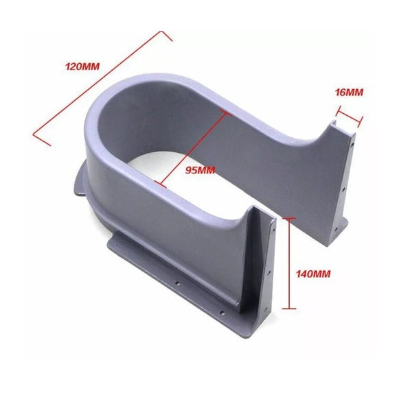 Type 3-Grey - Plastic U Shape Sink Drawer Kitchen Bath Furniture Cabinet Recessed U under Sink Drainage Grommet