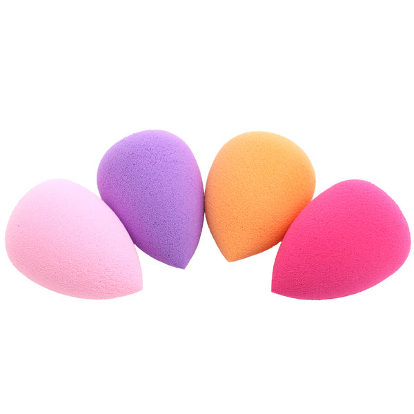 [variant_title] - Sinso 4Pcs Makeup Sponge Top Quality Real Soft Powder Beauty Cosmetic Puff Soft Make up Cosmetic Tools Water-Drop Shape 8Colors