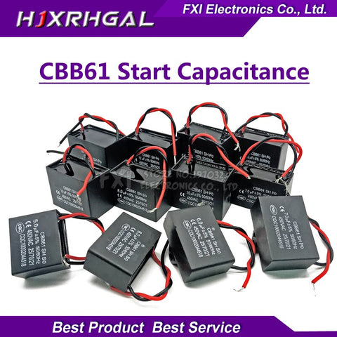 [variant_title] - 1pcs CBB61 starting capacitance AC Fan Capacitor 450V CBB Motor hjxrhgal Run Capacitor 1UF 1.2UF 1.5UF 2UF 2.5UF 3UF 3.5UF 4UF