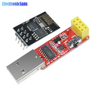 [variant_title] - CH340 USB to ESP8266 Serial ESP-01 ESP-01S ESP01 ESP01S Wireless Wifi Developent Board Module for Arduino Programmer Adapter