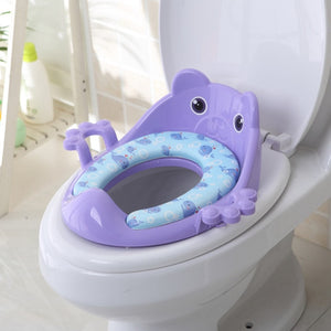[variant_title] - Baby Toilet Potty Seat Children Potties Seat With Armrest Girls Boy Toilet Training Potty Safety Cushion Comfortable Infant Care