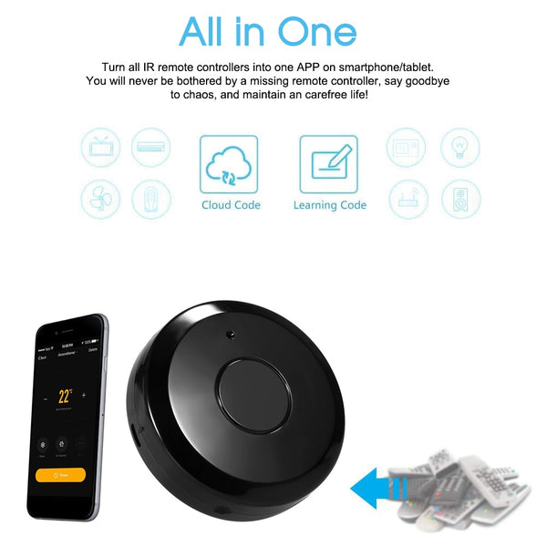 [variant_title] - Tuya WiFi IR Remote IR Control Hub WiFi 2.4Ghz Infrared Universal Remote Controller For Alexa Google Home Air Conditioner TV