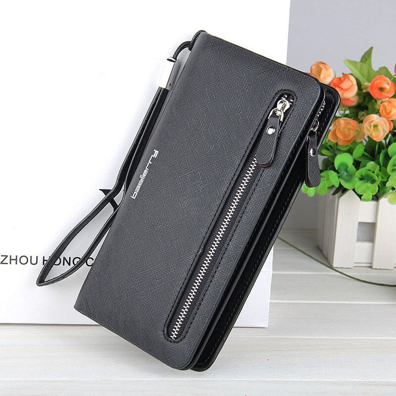 Black - Fashion Women Wallet Zipper Top Quality Female Wallet Purse Multifunction Women's Purse Card Holder Money Bag Long Wallet