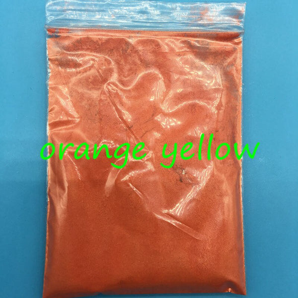 orange yellow - 20g Colorful Pearl Powder for make up,many colors mica powder for nail glitter,Pearlescent Powder Cosmetic pigment