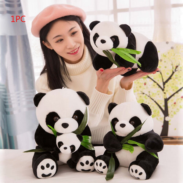 [variant_title] - 9-16cm 1 piece large size Panda Doll Plush Toy baby bear pillow panda cloth doll kids toys baby birthday gift for Children