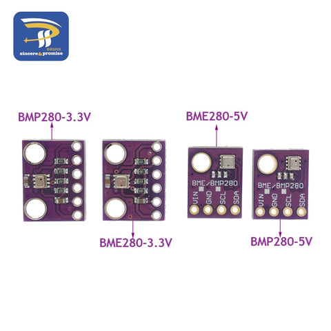 [variant_title] - I2C SPI BMP280 3.3V Digital Barometric Pressure Altitude Sensor DC High Precision BME280 1.8-5V Atmospheric Module for arduino