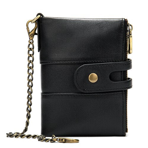 8599A4black - WESTAL men's wallet genuine leather purse for men credit card holder woman cluth bag brand luxury couple wallet short slim fold