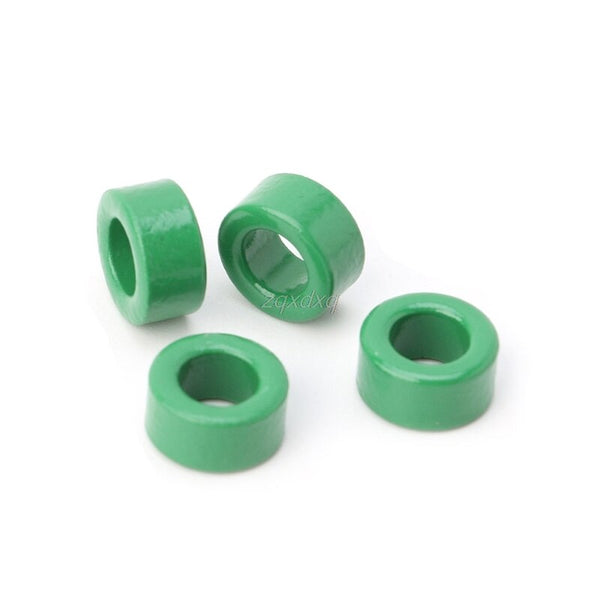 [variant_title] - 10Pcs Inductor Coils Green Toroid Ferrite Cores anti-interference Filter Rings AUG_21 Dropship