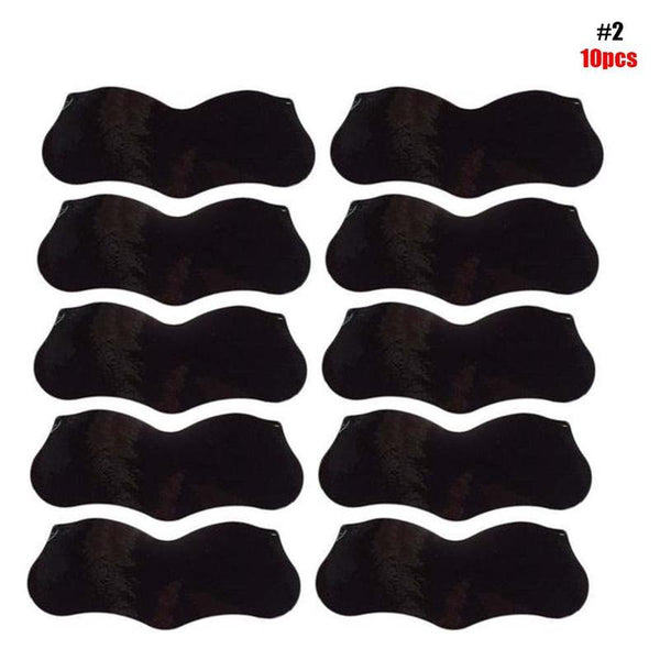 B - 10PCS Bamboo Charcoal Blackhead Remover Deep Nose Pore Cleasing Strip Nose Sticker Pig Nose Mask Charcoal Pore Strip Deep Clean