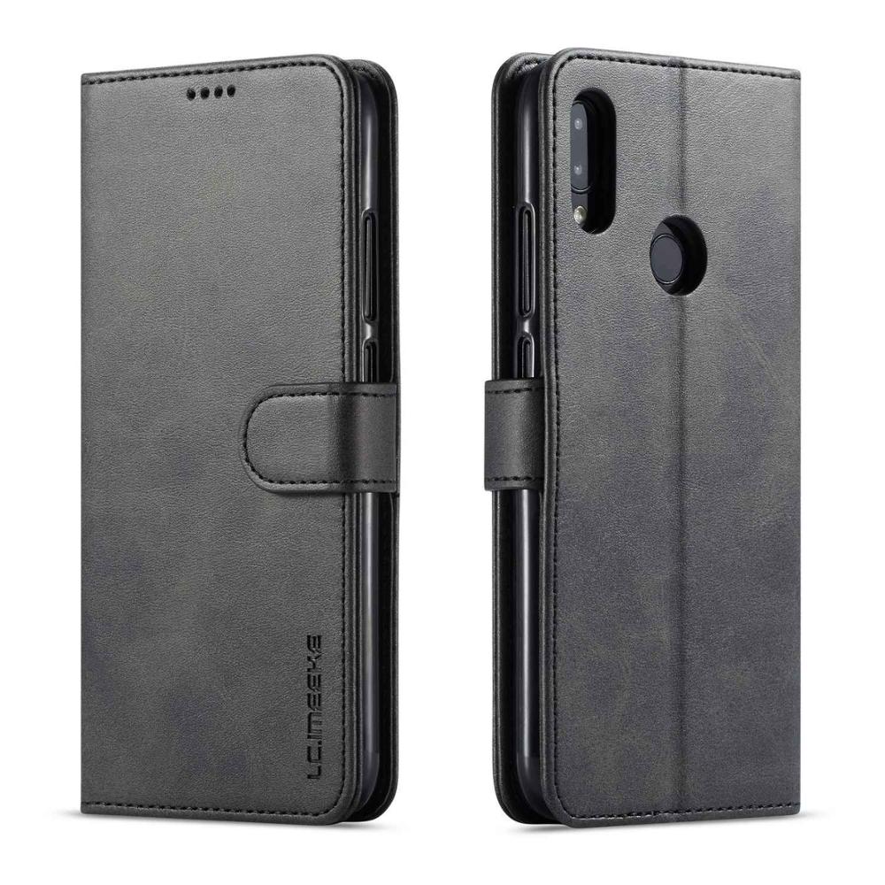 Black / Redmi Note 7 Pro - Leather Wallet Case For Xiaomi Redmi Note 7 note 7 pro Card Holder Flip Case For Xiaomi Redmi Note 7 Cover Coque Funda