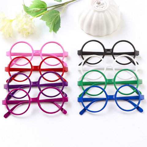 Default Title - 2pcs novelty Round Baby Glasses Frame Kid Glasses Color Randomly Birthday Gifts Children Funny Glass Toys for Kids