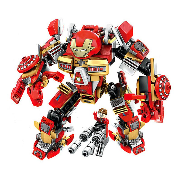 [variant_title] - Ultron Figure Iron Man Hulk Buster Set Bricks Building Blocks Compatible Legoing Super Heroes 76031 Model Boy Birthday Gift Toys