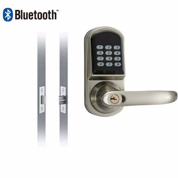 [variant_title] - Smartphone Bluetooth Entrance Smart Locks with Combination OS8015BLE Stain Chrome