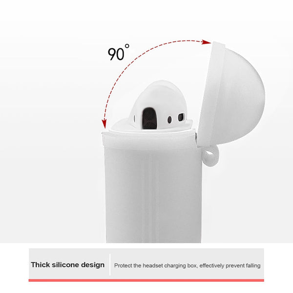 [variant_title] - 1PCS TPU Silicone Bluetooth Wireless Earphone Case For AirPods Protective Cover Skin Accessories for Apple Airpods Charging Box