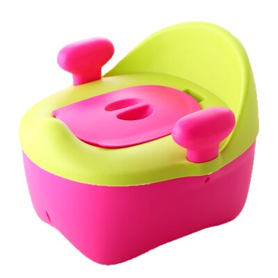 White - Comfortable Toddler Toilet Seat Baby Potty Children Training Basin Colorful Baby Toilet