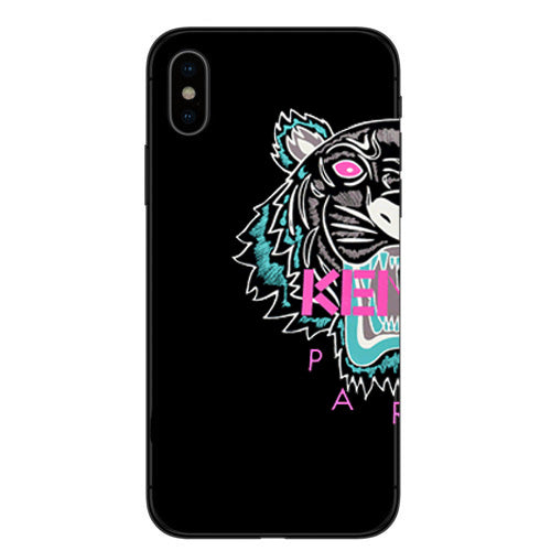 Blue / For iPhone 5 5S SE - Brand cartoon tiger Kenzoe Black soft TPU Phone Case for iPhone 7 7Plus 6 6S Plus8 8 Plus X XS XR MAX 5 5S SE