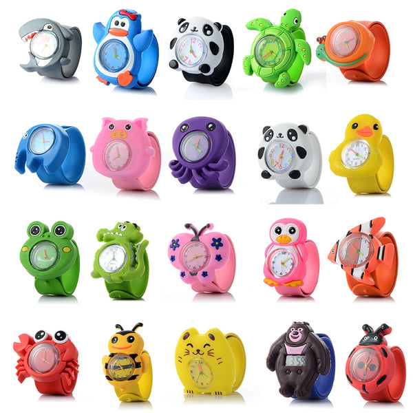 [variant_title] - Hot 3D 16 Animals Shape Cute Children'S Cartoon Watch Child Silicone Quartz Wristwatch Baby Girl Boy More Intimate Holiday Gift