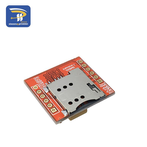 [variant_title] - Smallest SIM800L GPRS GSM Module Kit MicroSIM Card Core BOard Quad-band TTL Serial Port with the antenna