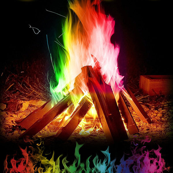 [variant_title] - 15g Mystical Fire Colored Flames Bonfire Sachets Fireplace Pit Patio Gags Toy Professional Gags Pyrotechnics