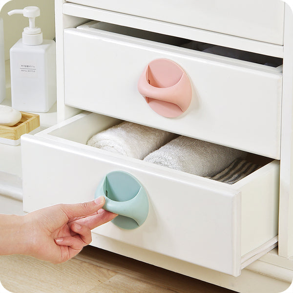 [variant_title] - Self-adhesive Multifunctional  knobs and handles kitchen cabinets Wardrobe drawer pulls  Hardware furniture accessories