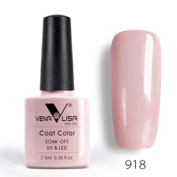 918 - New Free Shipping Nail Art Design Manicure Venalisa 60Color 7.5Ml Soak Off Enamel Gel Polish UV Gel Nail Polish Lacquer Varnish