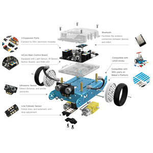 [variant_title] - 2019 Newest Makeblock mBot V1.1 Programmable Kids Toys Educational birthday Gift Scratch 2.0 Arduino DIY Smart Robot Car Kit