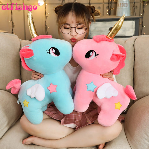 [variant_title] - Soft Unicorn Plush Toy Baby Kids Appease Sleeping Pillow Doll Animal Stuffed Plush Toy Birthday Gifts for Girls Children