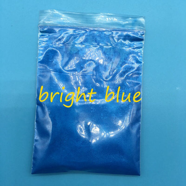 bright blue - 20g Colorful Pearl Powder for make up,many colors mica powder for nail glitter,Pearlescent Powder Cosmetic pigment