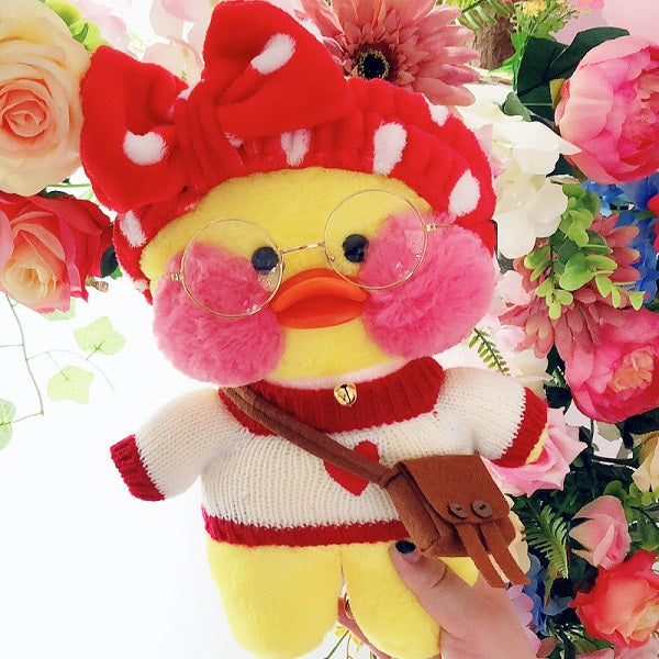6 / 30cm - Lalafanfan Plush Stuffed Toys Doll Kawaii Cafe Mimi Yellow Duck Lol Change Clothes Plush Toys Girls Gifts Toys For Children