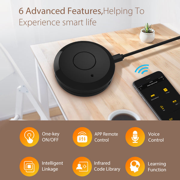 [variant_title] - AVATTO S07 Tuya Universal Smart 2.4G WiFi IR Remote Control with Alexa,Google Home Voice Control Infrared Smart Home Automation