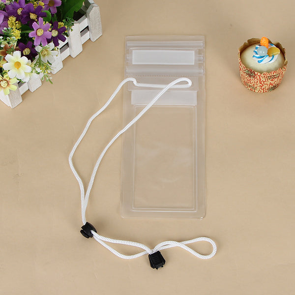 White - Waterproof Underwater PVC Package Pouch Diving Bags For iPhone Outdoor Mobile Phone Pocket Case For Samsung Xiaomi HTC Huawei