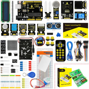 Default Title - Keyestudio Super Starter kit/Learning  Kit(UNO R3) for Arduino UNO R3 Projects  W/Gift Box+ 32 Projects +User Manual+PDF(online)