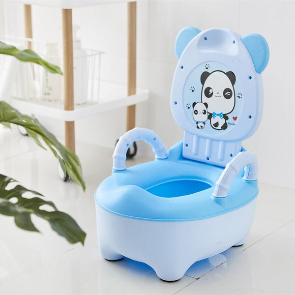 K  No Soft Pad - Portable Baby Potty Cute Kids Potty Training Seat Children's Urinals Baby Toilet Bowl Cute Cartoon Pot Training Pan Toilet Seat