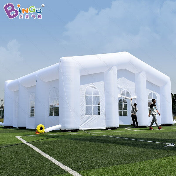 [variant_title] - Free Shipping 10X10X5 meters white color gaint inflatable tent advertising events blow up party tent toy tent