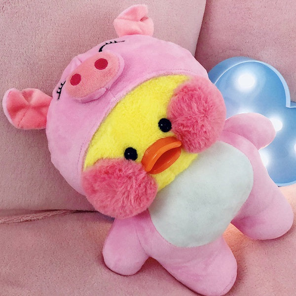 11 / 30cm - Lalafanfan Plush Stuffed Toys Doll Kawaii Cafe Mimi Yellow Duck Lol Change Clothes Plush Toys Girls Gifts Toys For Children