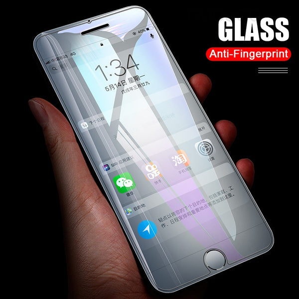[variant_title] - 3Pcs Full Cover Glass on the For  iPhone X XS Max XR Tempered Glass For iPhone 7 8 6 6s Plus 5 5S SE Screen Protector Film