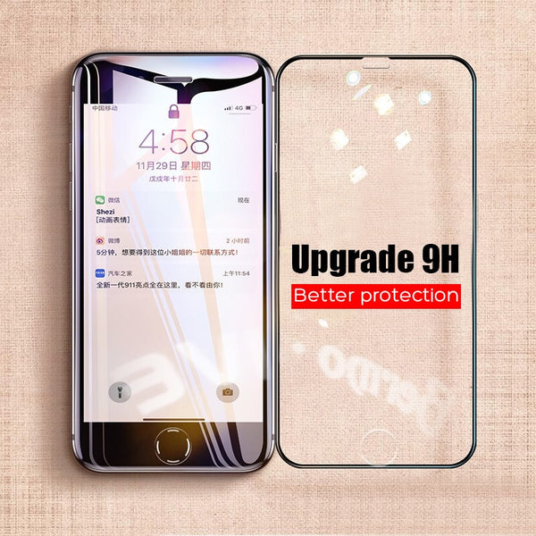 [variant_title] - 15D Protective Tempered Glass On The For iPhone 6 6s 7 8 Plus X 10 Glass Screen Protector Soft Edge Curved For iPhone XR XS MAX