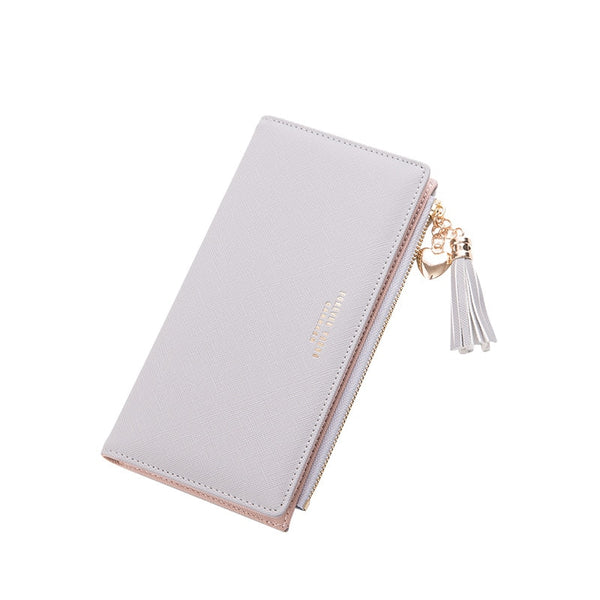 [variant_title] - 2019 Tassel Wallet Women Long Cute Wallet Leather Tassel Women Wallets Zipper Portefeuille Female Purse Clutch Cartera Mujer